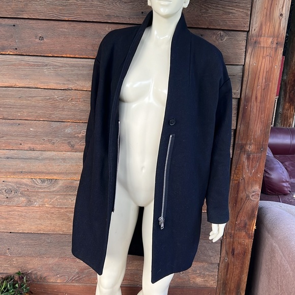 & other stories fully lined pea coat wool - Picture 6 of 10